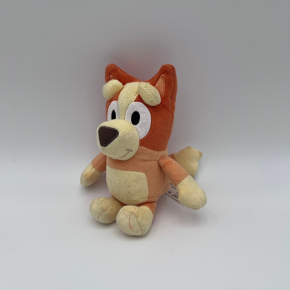 Bluey Bingo Heeler 7 Inch Small Plush Stuffed Animal Moose Toys Orange Tan